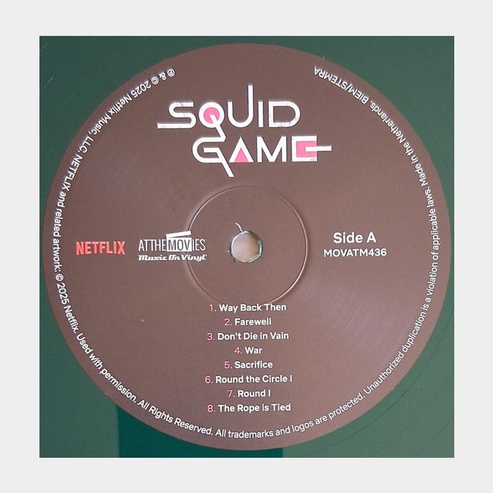 OST - Squid Game 2LP (sealed, 180g, Green/Pink LP)