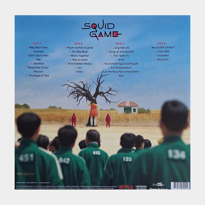 OST - Squid Game 2LP (sealed, 180g, Green/Pink LP)