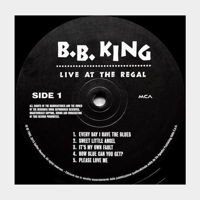 B.B. King - Live At The Regal (sealed, 180g)