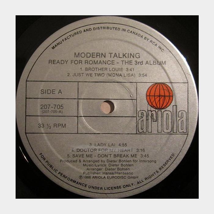 Modern Talking - Ready For Romance (ex+/ex-)
