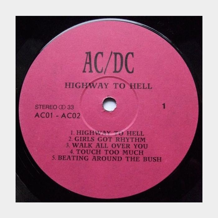 AC/DC - Highway To Hell (vg+/vg+, играет на ex)