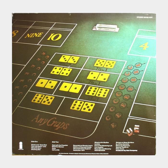 Bad Company - Straight Shooter (ex/ex+)