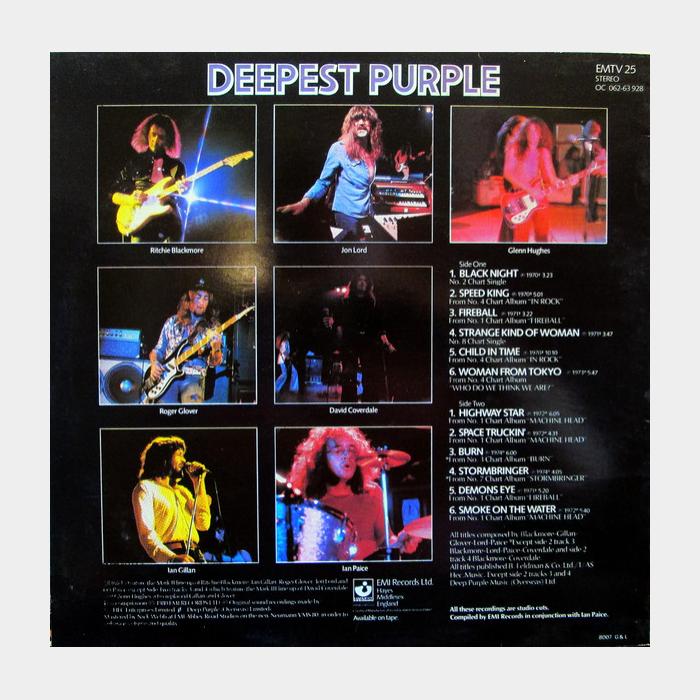 Deep Purple - Deepest Purple (Very Best) (ex+/ex+)