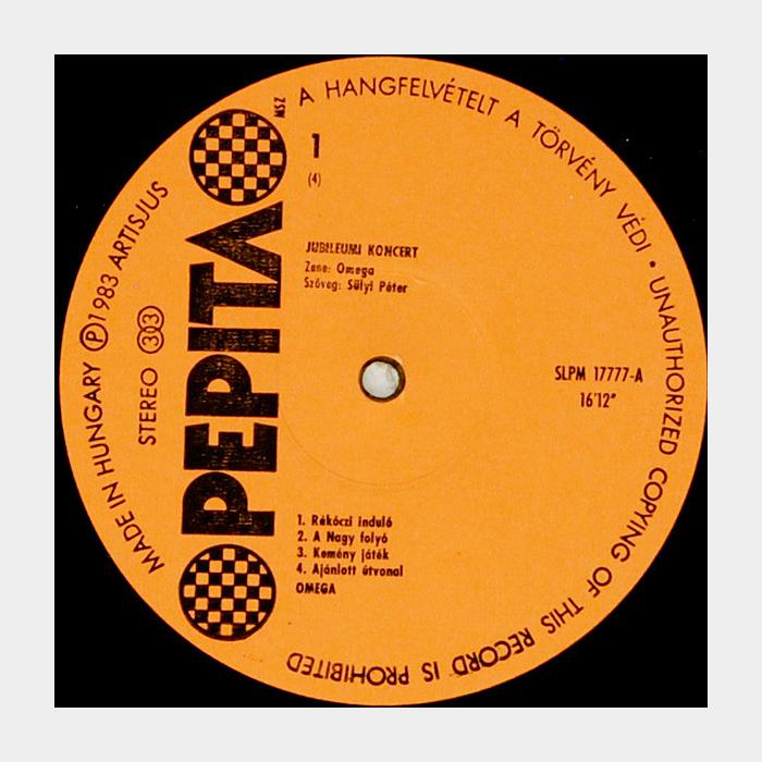 Omega - Jubileumi Koncert 2LP (ex/ex+)
