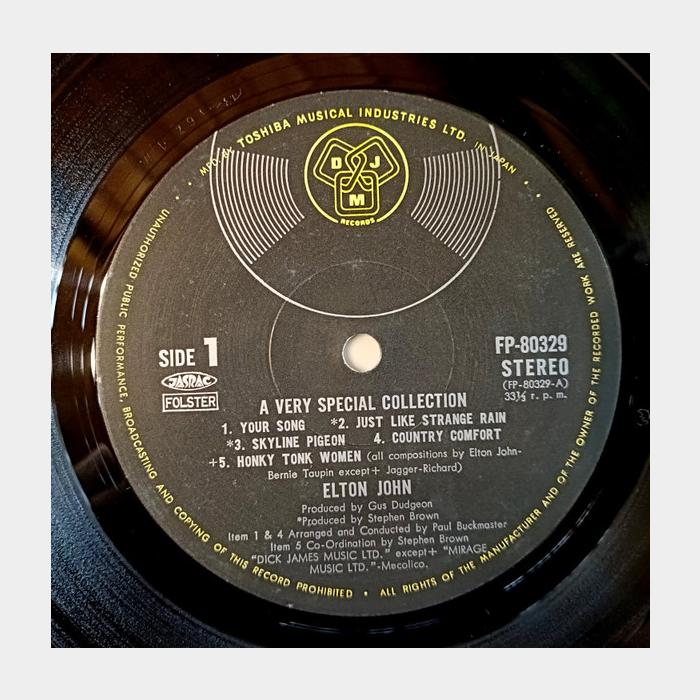 Elton John - A Very Special Collection (ex-/ex+, играет на ex+)