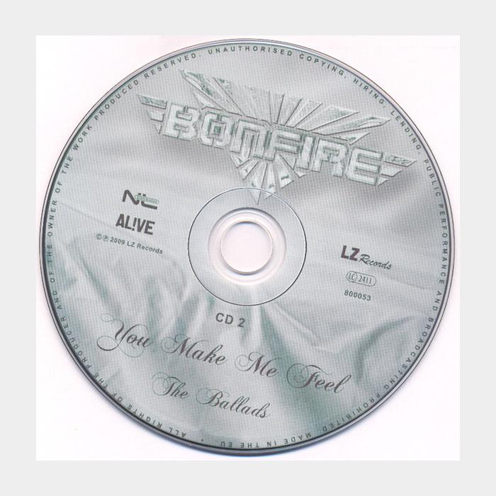 CD Bonfire - You Make Me Feel. The Ballads 2CD