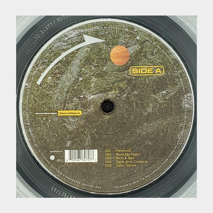 Post Malone - Beerbongs & Bentleys 2LP (sealed, 180g, Clear LP)