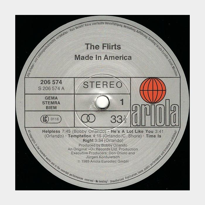Flirts - Made In America (ex+/ex+)
