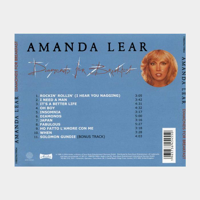 CD Amanda Lear - Diamonds For Breakfast
