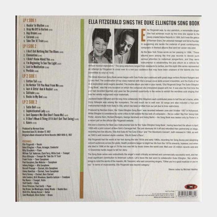 Ella Fitzgerald - Sings the Duke Ellington Song Book 2LP (sealed, 180g)