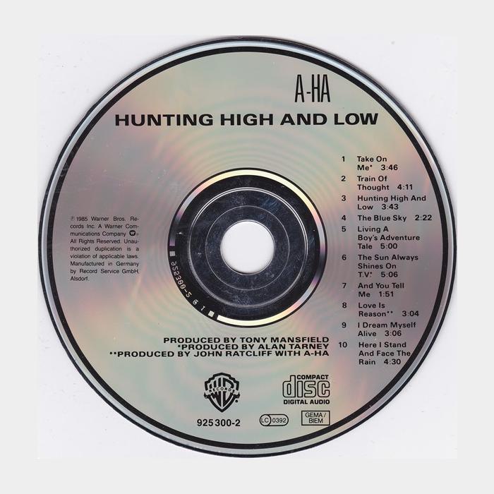 CD A-ha - Hunting High And Low (ex+/ex+)