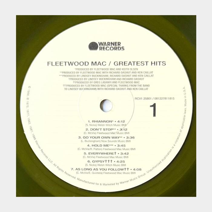 Fleetwood Mac - Greatest Hits (sealed, 180g, Green LP)