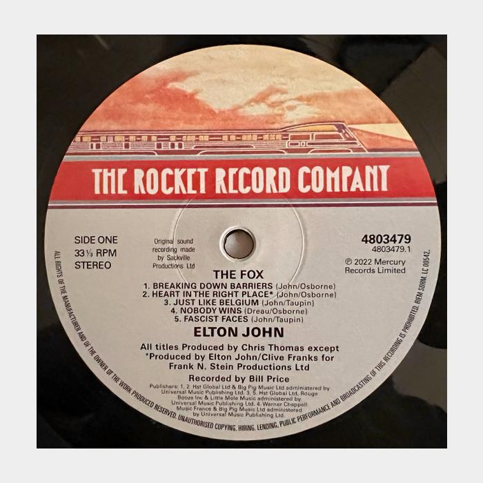 Elton John - The Fox (sealed, 180g)