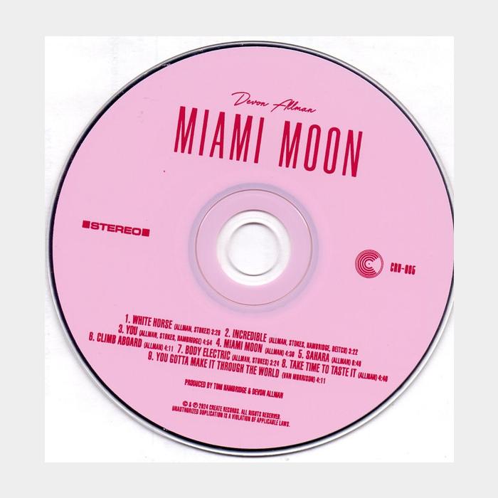 CD Devon Allman - Miami Moon
