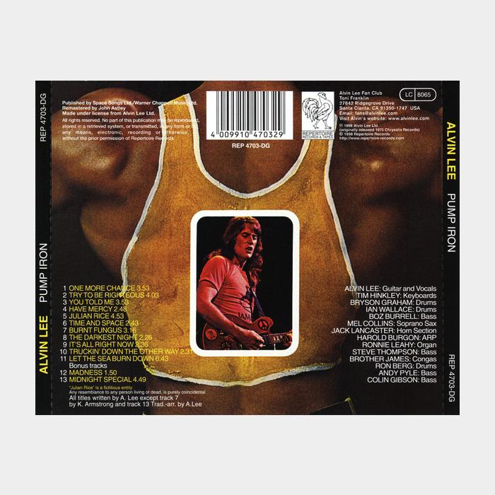 CD Alvin Lee - Pump Iron!