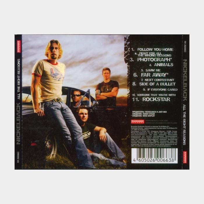 CD Nickelback - All The Right Reasons