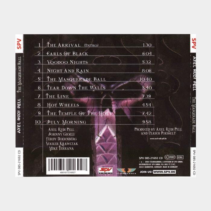CD Axel Rudi Pell - The Masquerade Ball