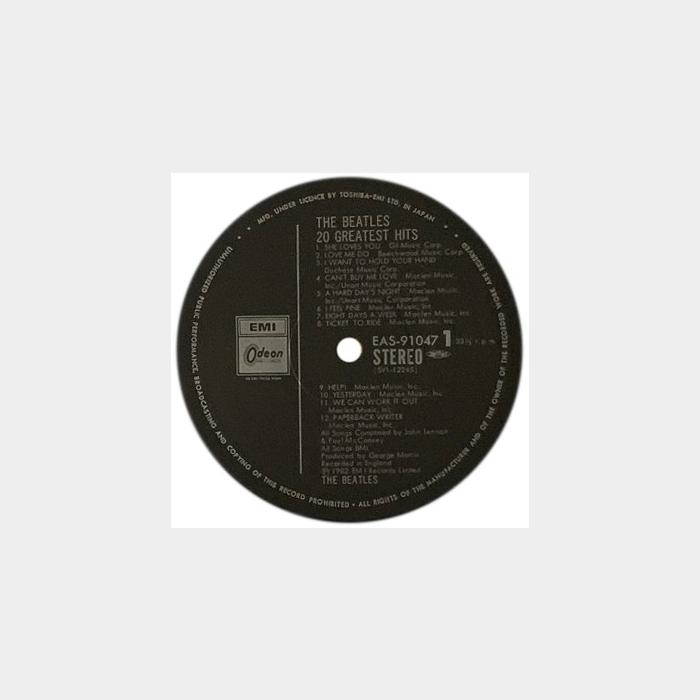 Beatles - 20 Greatest Hits (ex/ex, obi)
