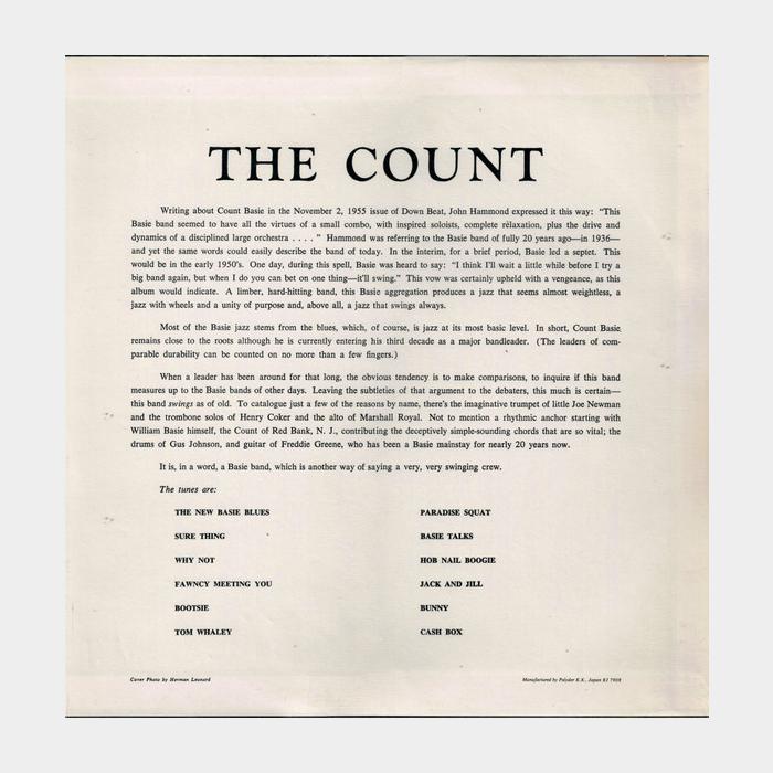 Count Basie - The Count! (ex+/ex, obi)