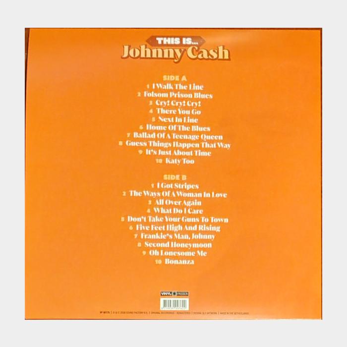Johnny Cash - This Is Johnny Cash (sealed, 180g, Orange LP)