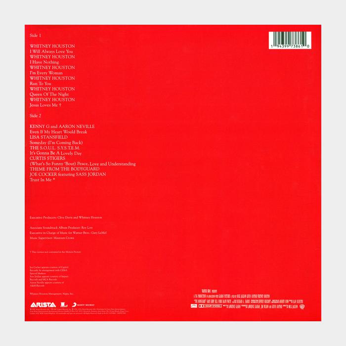 Whitney Houston - OST The Bodyguard (sealed, 180g, Red LP)
