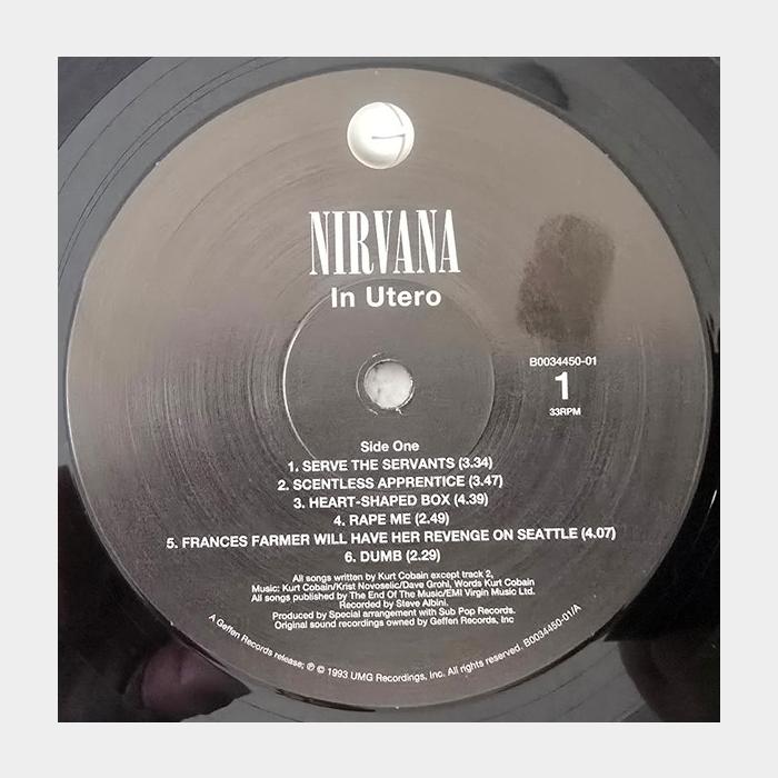 Nirvana - In Utero (sealed, 180g)