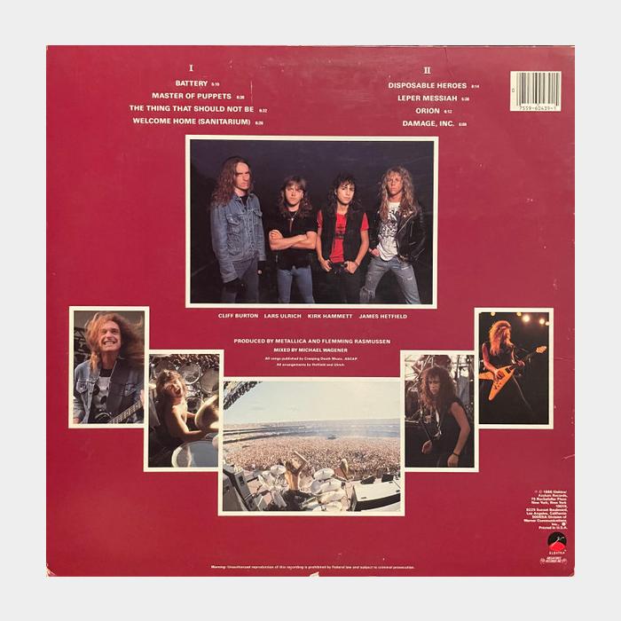 Metallica - Master Of Puppets (sealed, 180g)