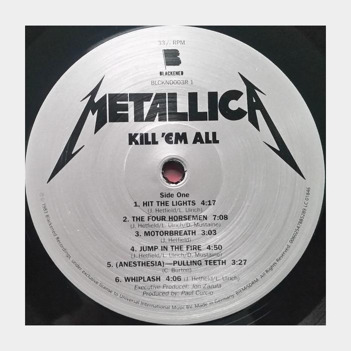 Metallica - Kill 'Em All (sealed, 180g)