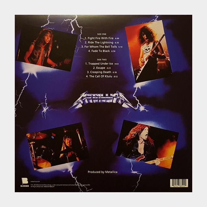 Metallica - Ride The Lightning (sealed, 180g)