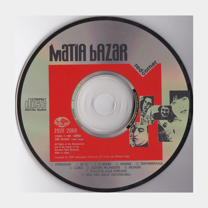 CD Matia Bazar - Red Corner