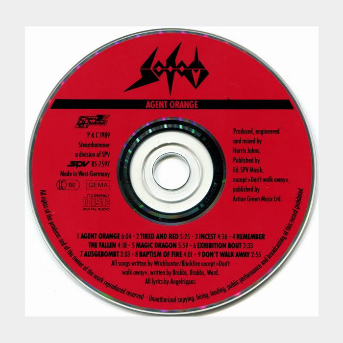 CD Sodom - Agent Orange