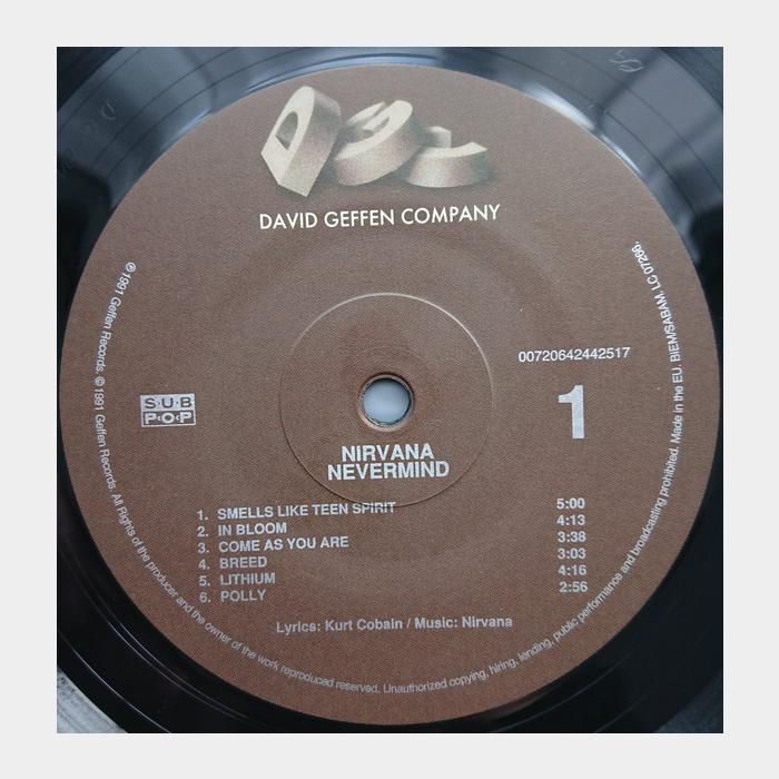 Nirvana - Nevermind (ex/ex, 180g)