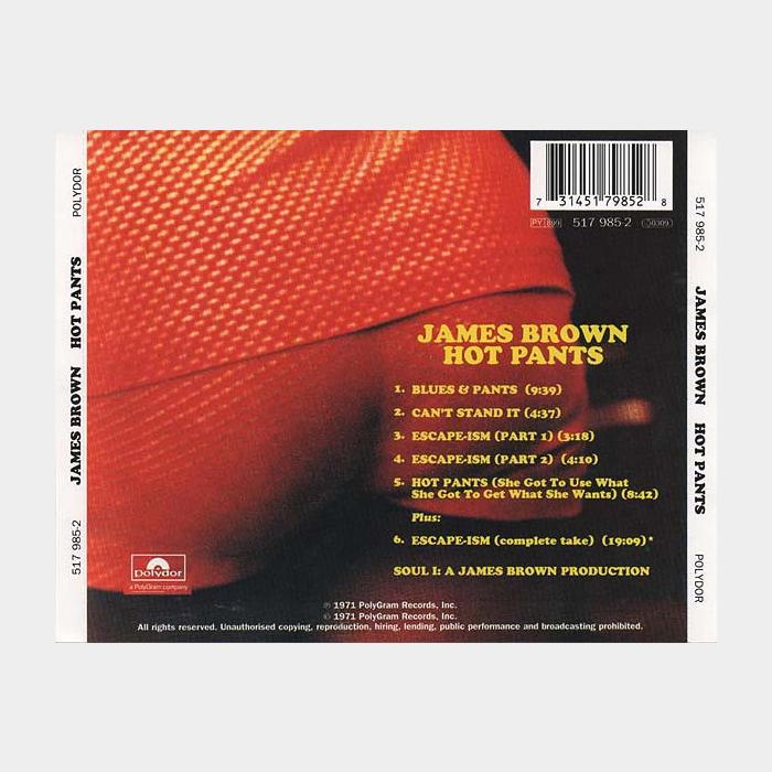 CD James Brown - Hot Pants / There It Is