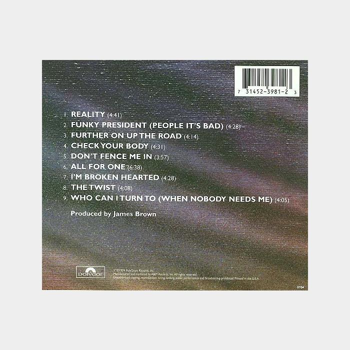 CD James Brown - Reality / Sex Machine Today