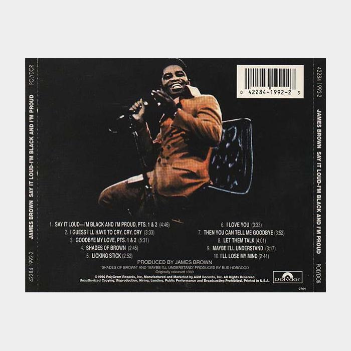 CD James Brown - Say It Loud - I'm Black And I'm Proud / People