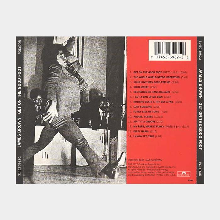 CD James Brown - Get On The Good Foot