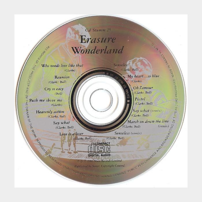 CD Erasure - Wonderland