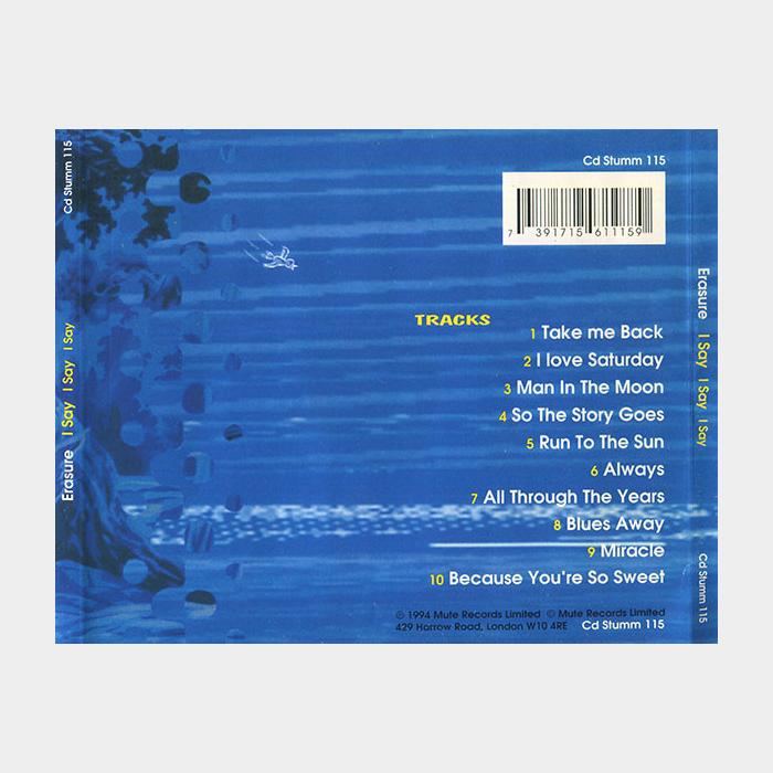 CD Erasure - I Say I Say I Say