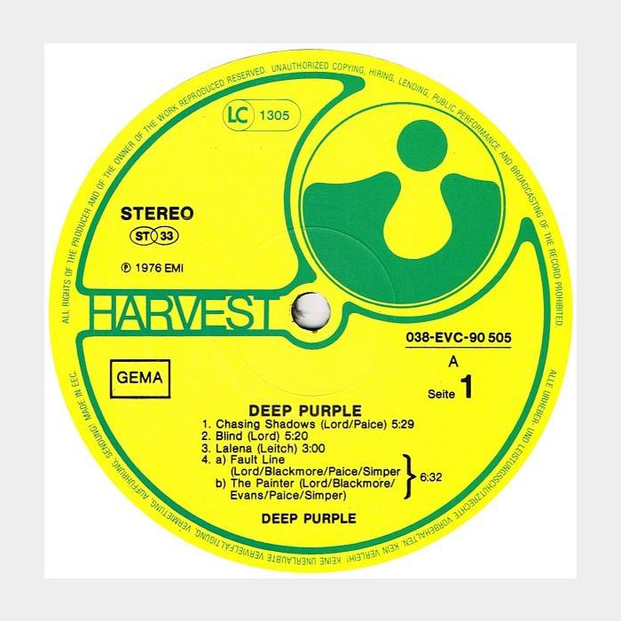 Deep Purple - Deep Purple (April) (ex+/ex)