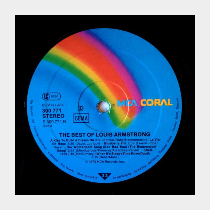 Louis Armstrong - The Best Of 2LP (ex+/ex)