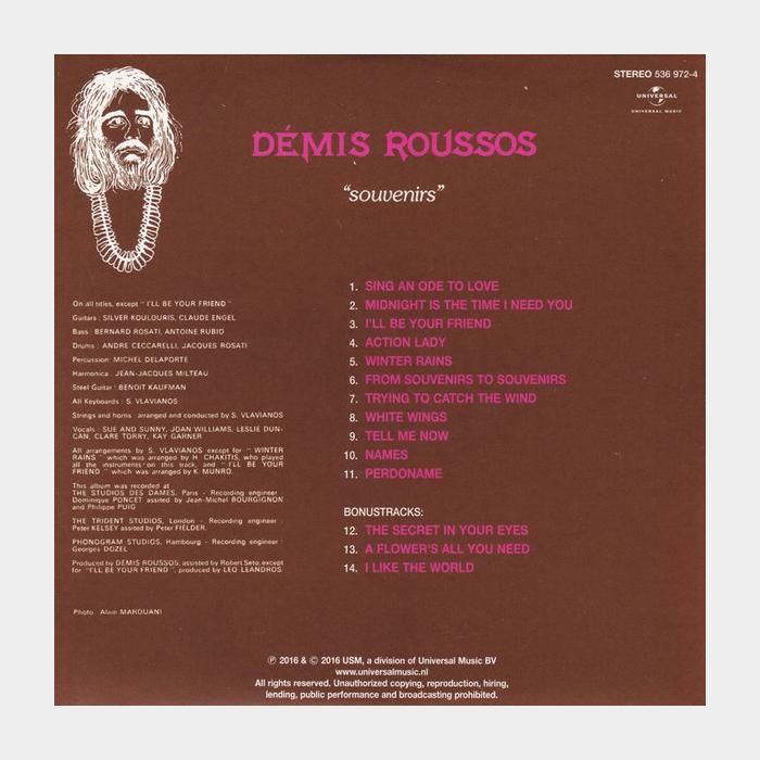 CD Demis Roussos - Souvenirs