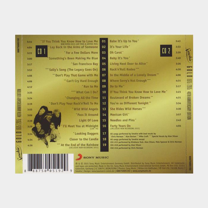 CD Smokie - Gold 1975-2015 2CD
