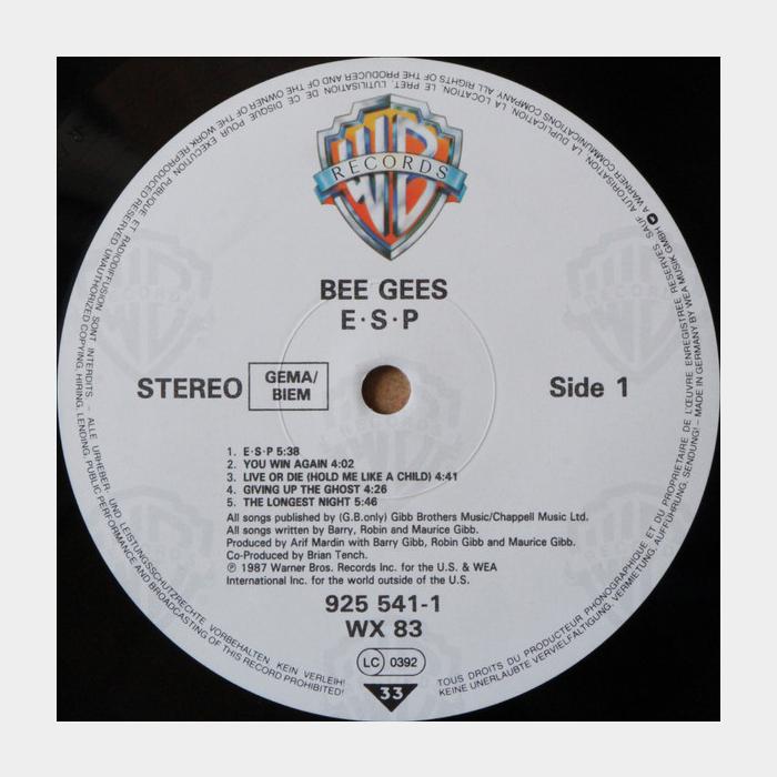 Bee Gees - E•S•P (ex+/ex+)