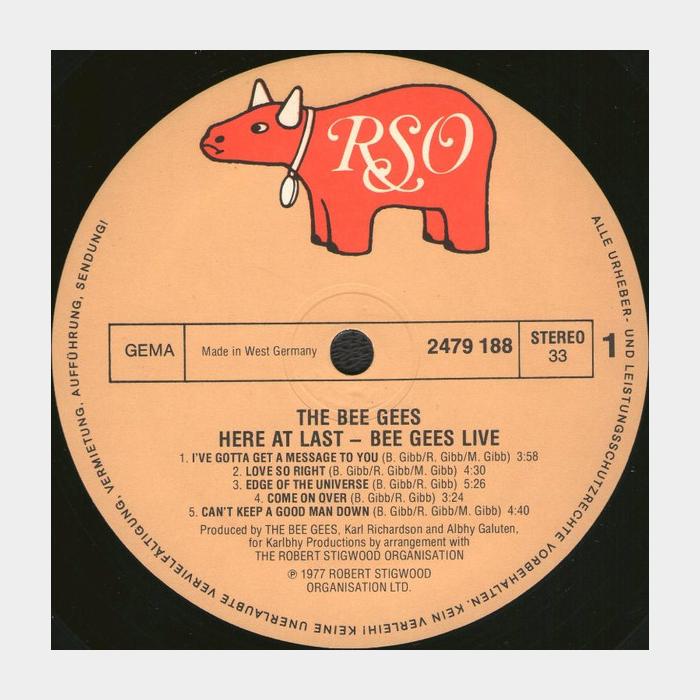 Bee Gees - ...Live 2LP (ex+/ex-)