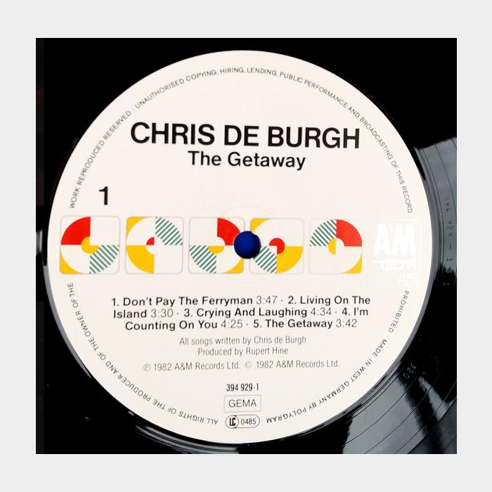 Chris De Burgh - The Getaway (ex+/ex+)