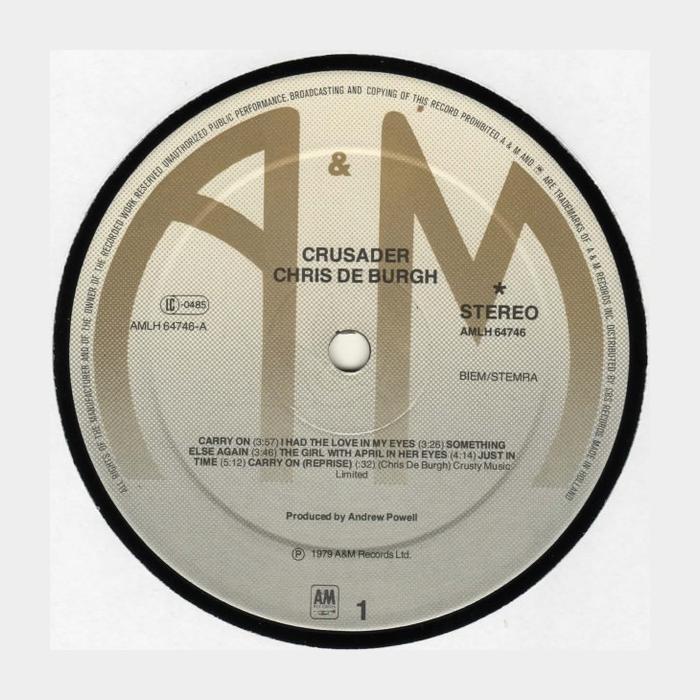 Chris De Burgh - Crusader (ex/vg+)
