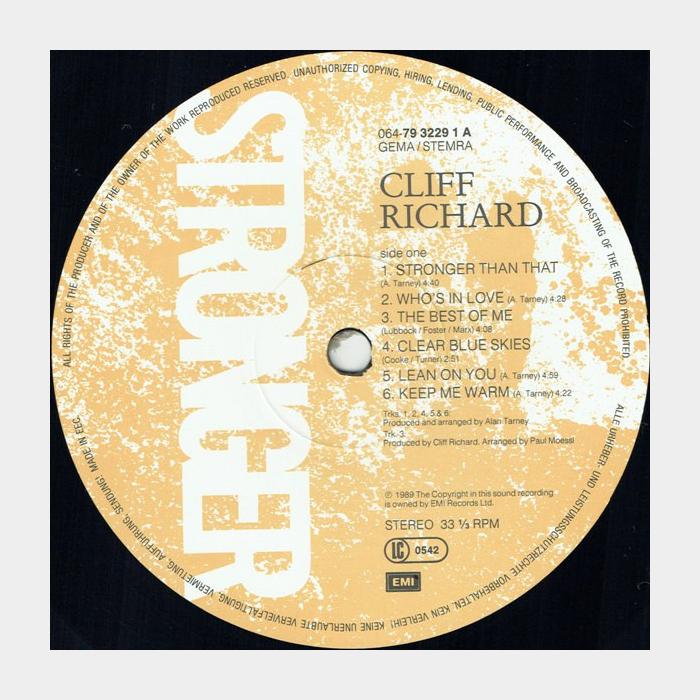 Cliff Richard - Stronger (ex-/ex+)