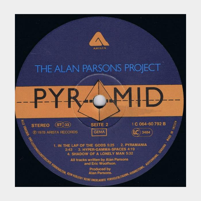 Alan Parsons Project - Pyramid (ex+/ex-)
