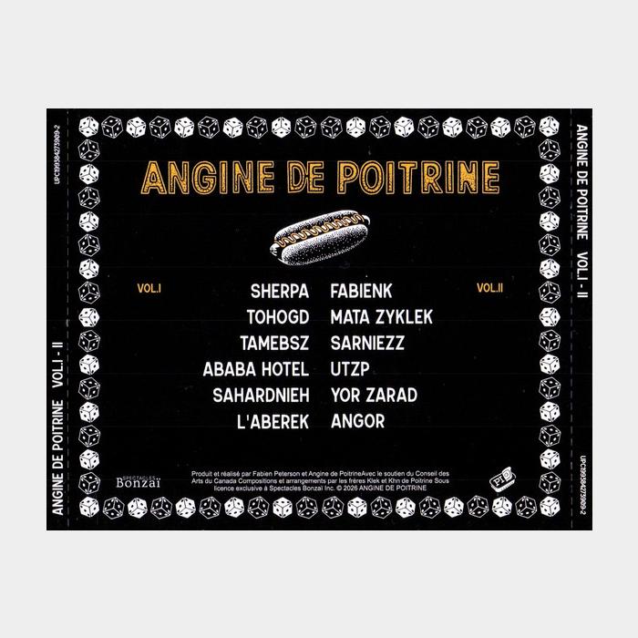 CD Angine De Poitrine - Vol. I-II