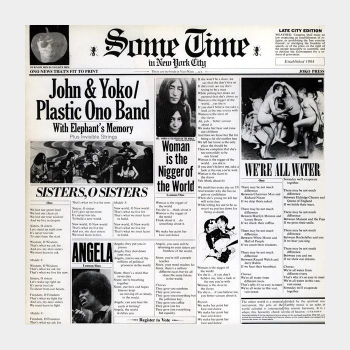 John Lennon & Yoko Ono - Some Time In New York City 2LP (ex+/ex+)
